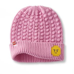 LEGO x TARGET Collection Minifigure Patch Toddler Beanie Hat Pink 2T - 5T BNWT